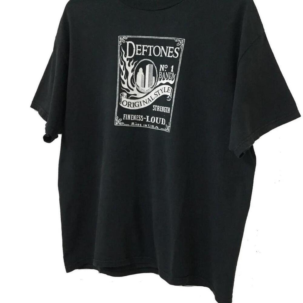 Deftones No Band Style Black T-Shirt